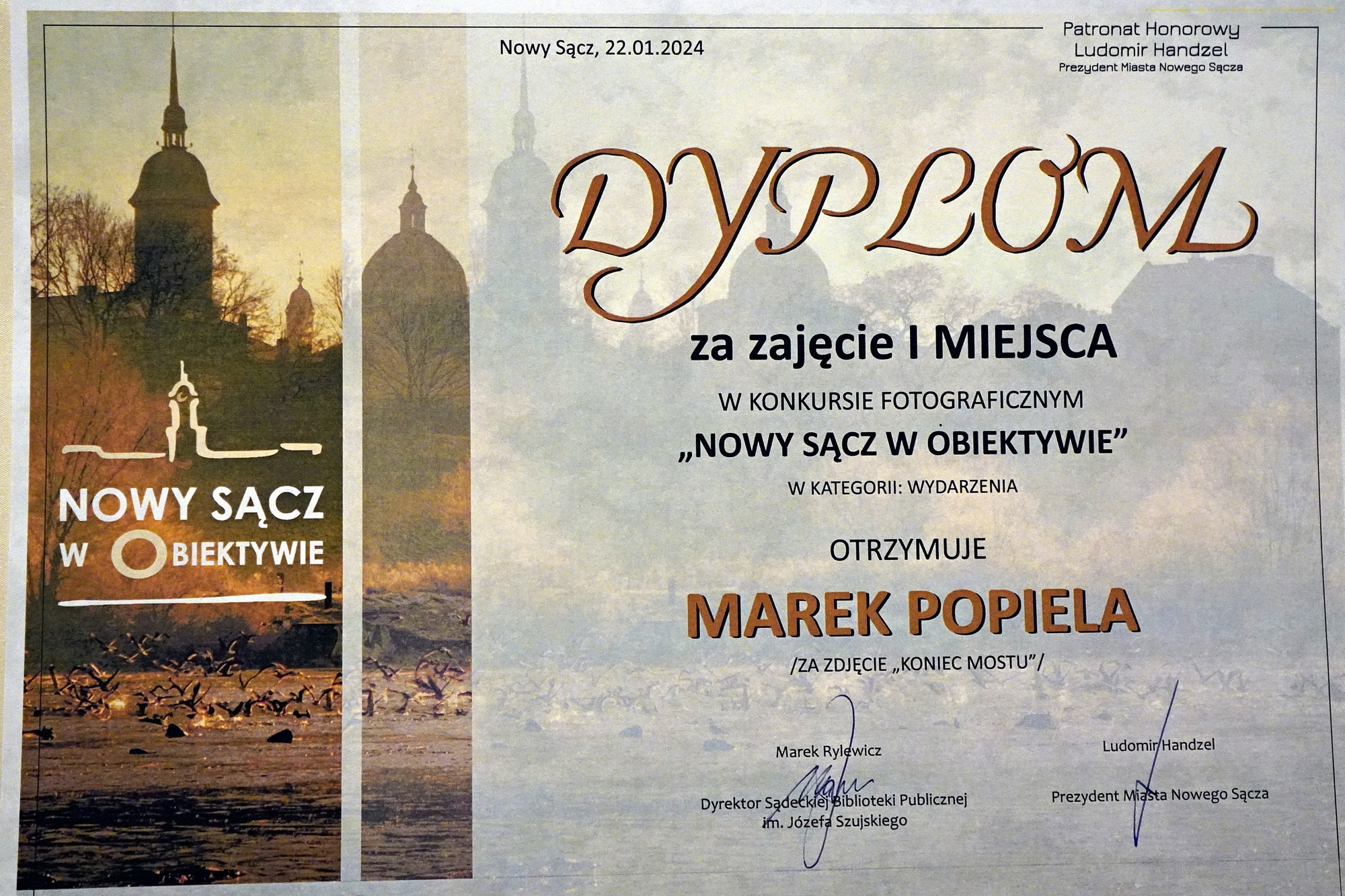 Read more about the article “Nowy Sącz w obiektywie” – nagrody